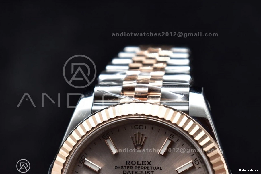 DateJust TimelessDesign Jubilee VS 126331 VSF Best 1:1 Edition Bracelet Dial 904L RG SS On Steel 41 Gold 397 Rose 0902